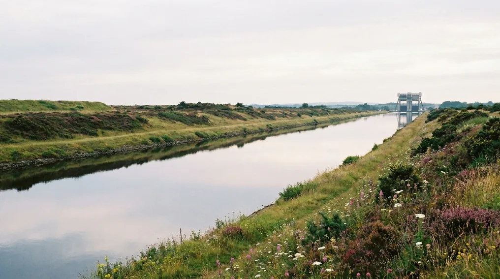 Der Elbe-Seitenkanal in der Lüneburger Heide