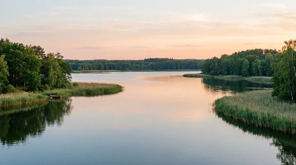 Der Fleesensee in der Mecklenburgischen Großseenkette