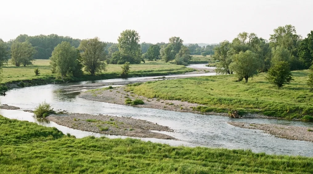 Die Lippe - westfälischer Fluss