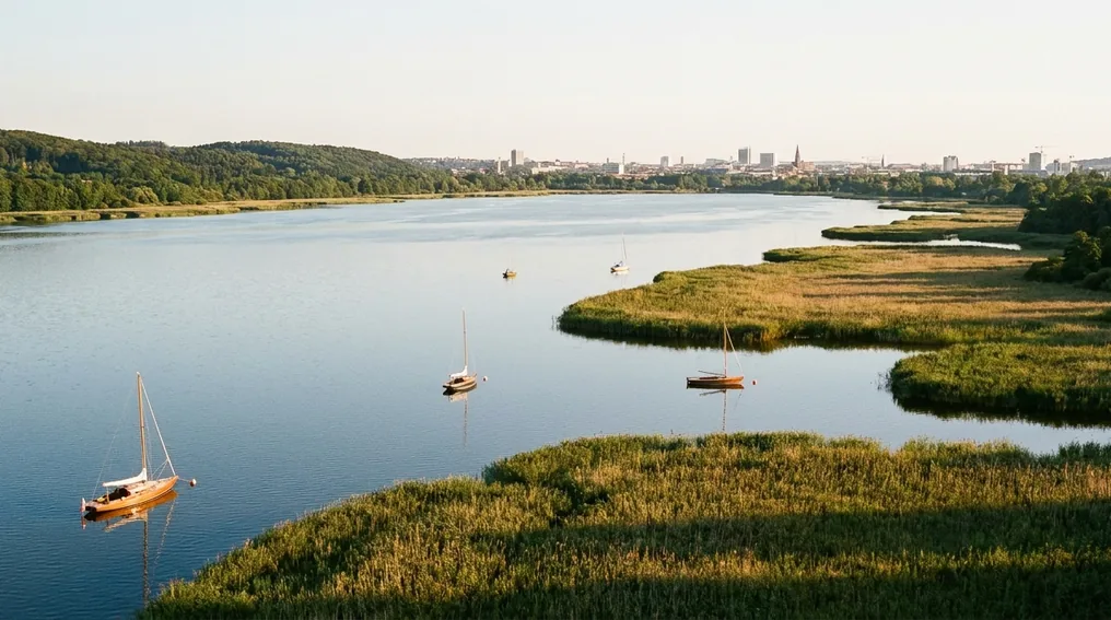 Der Große Müggelsee - größter See Berlins in Köpenick