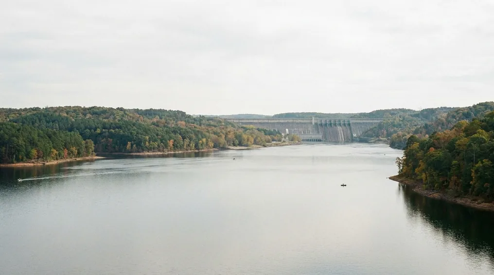 Der Muldestausee bei Pouch