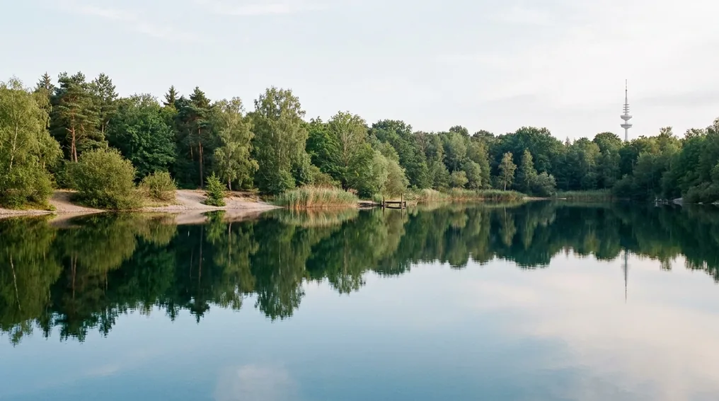Der Unisee (Stadtwaldsee) am Bremer Stadtwald
